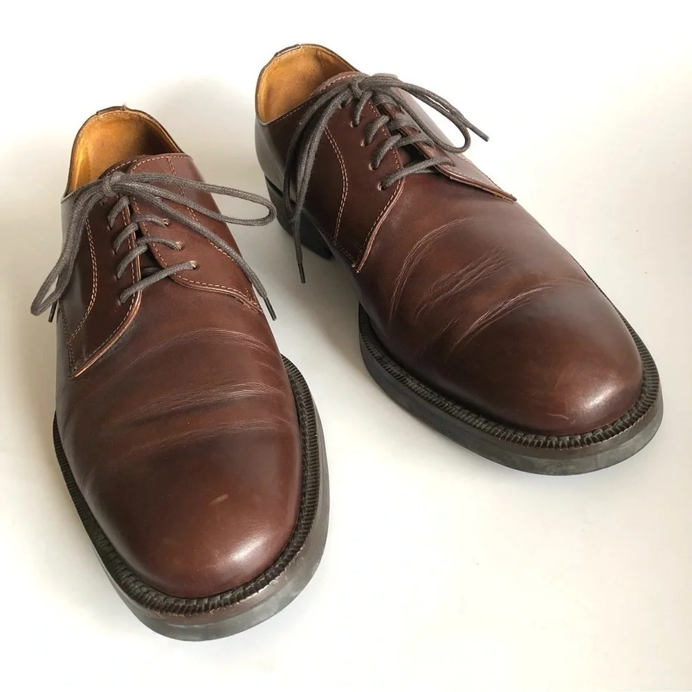 Barneys New York Plain Toe Derby